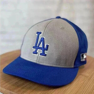 LA Dodgers OC Sports Ball Cap Hat Adjustable Baseball MLB Blue‎ Gray Adult OSFM